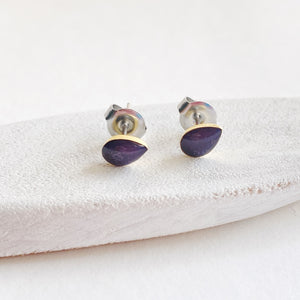 Small Purple Stud Earrings-Multiple Options