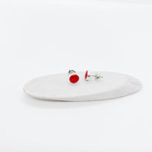 Small Bright Red Stud Earrings - Multiple Options