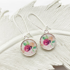 Bright Floral Dangle Earrings -Limited Edition