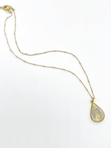 Angel Wing Remembrance Necklace with or without Initial - Multiple Options