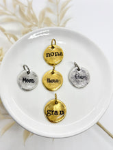 Round Mom Charm/Necklace - Multiple Finishes