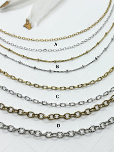 Initial Necklace with Birthstone