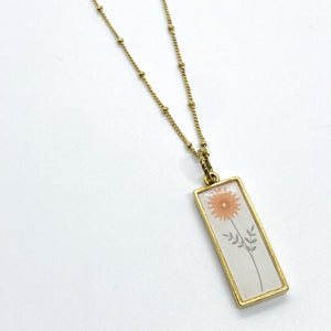 Birth Flower Necklace