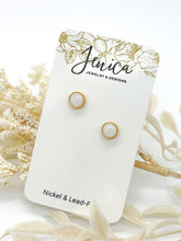 Small White Stud Earrings - Multiple Options