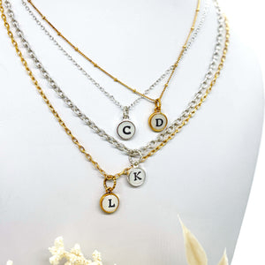 Initial Necklace - 3 & 4 Initials