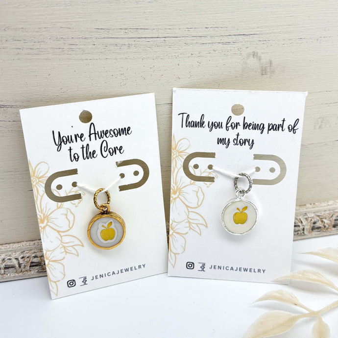 Apple Charm/Necklace - Multiple Options