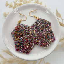 Colorful Geometric Statement Earrings