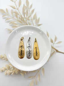 Love Always, Survivor, Grateful Charm or Necklace