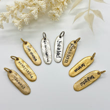 Rounded Bar Quote Charm