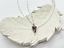 Multicolor Heart Necklace and Earrings Set