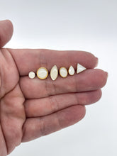 Small Lilac Stud Earrings - Multiple Shapes