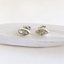 Small Silver Glitter Roxs Stud Earrings - Multiple Options