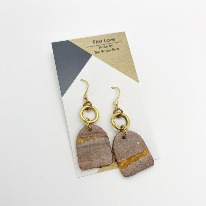 One of a Kind -Fall Arch Earrings