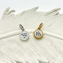 Soccer Charm for Bracelet: Add-on Pendant for Planner, Silver or Gold, Gift for Teammate