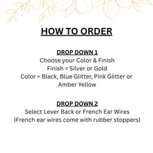 Custom Dangle Hoop Earrings, Large Hoops, Boho Jewelry