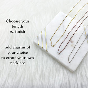 Build Your Own Necklace - Dainty Ball Chain