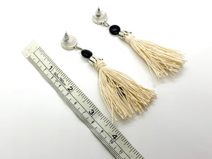 Metallic Tassel Earrings