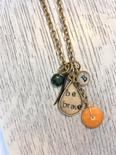 Be brave necklace with personalization