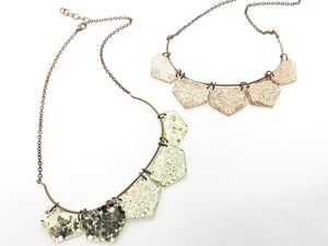 Glimmers of Light Statement Necklace