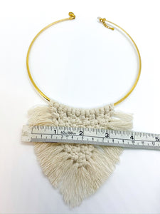 Peace in My Soul Macrame Necklace