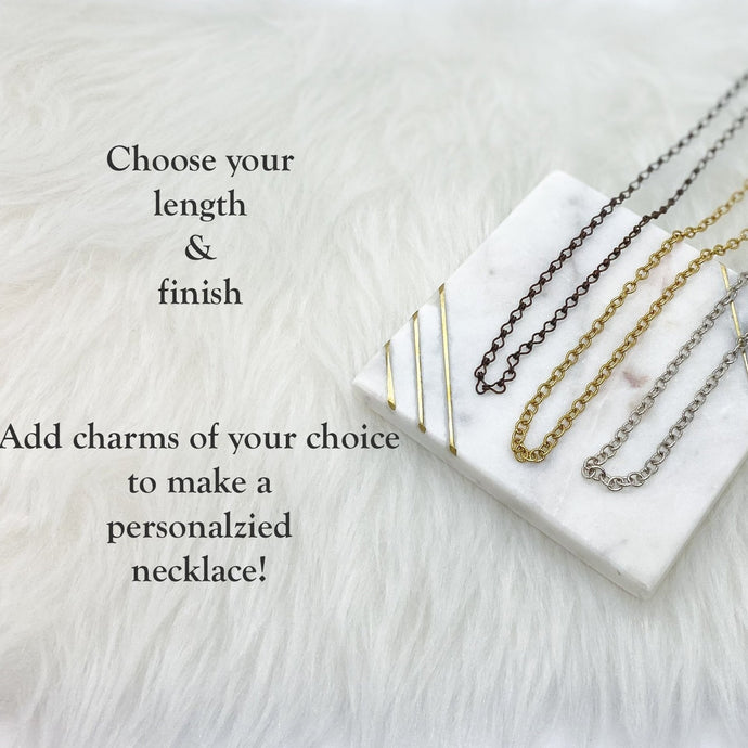 Build Your Own Necklace - Cable Chain