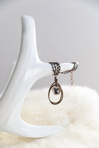 Silver and Brass State Necklace