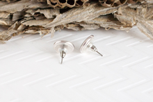 Metallic Gold Speckled Stud Earrings