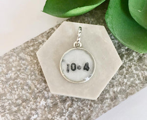 add on year, date, or number charm