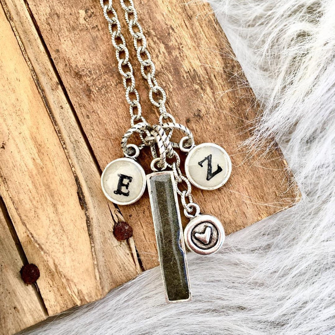 Initial Bar Necklace